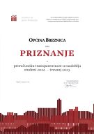 Priznanje za proračunsku transparentnost 2023.
